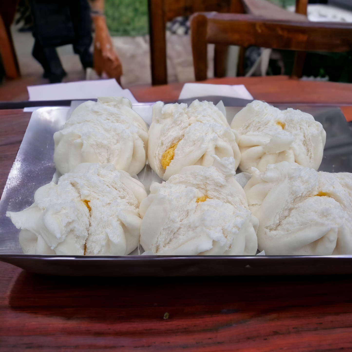 奶黃包 (6個) - Custard Bun (6 Pieces)
