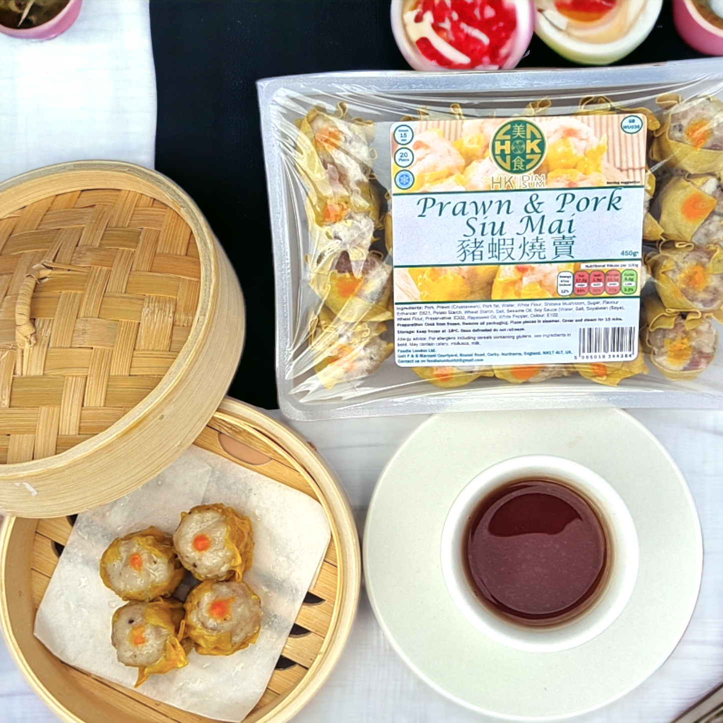 豬蝦燒賣 (20粒) - Prawn & Pork Siu Mai (20 Pieces)