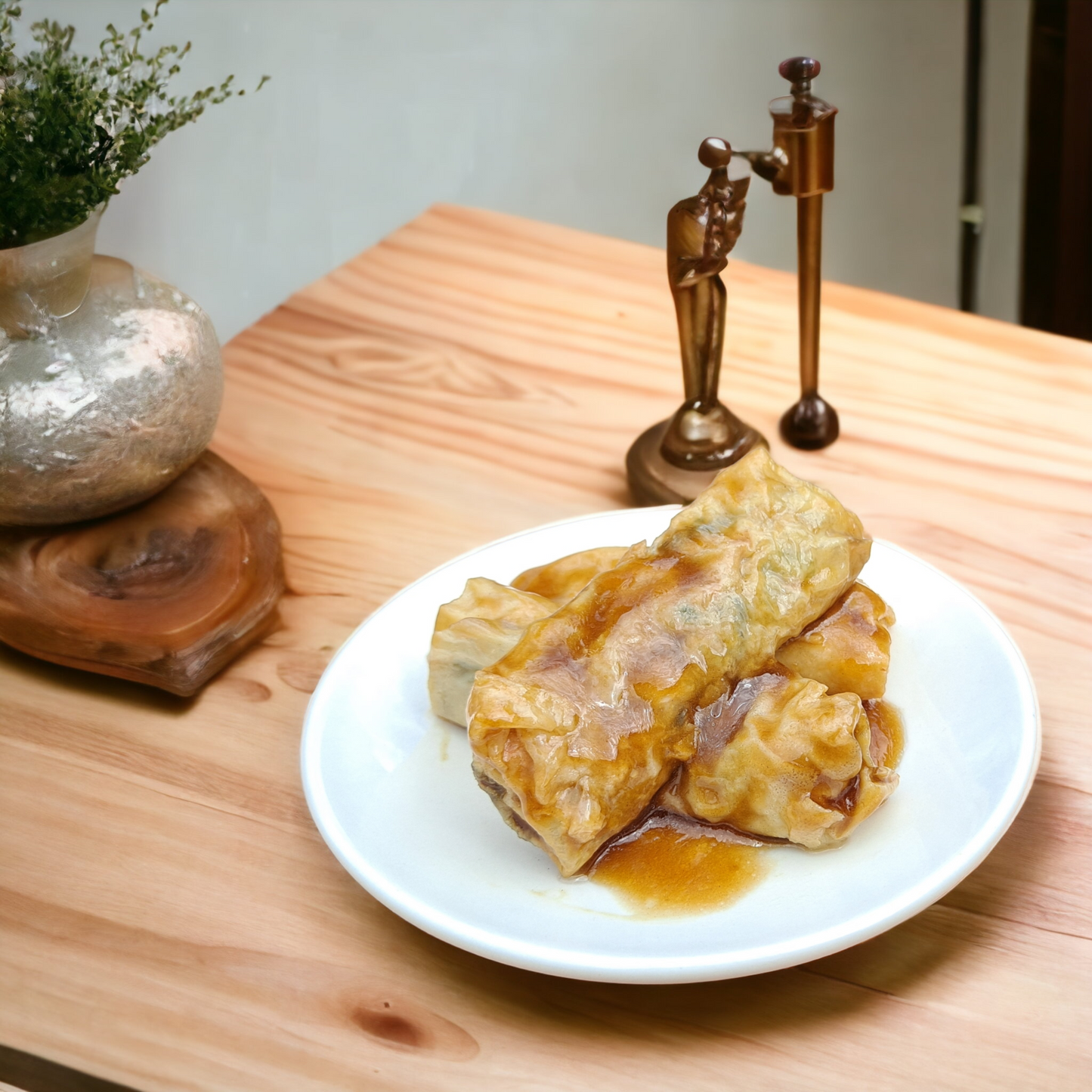 鮮竹卷 (10件) - Bean Curd Roll (10 Pieces)