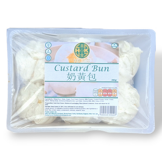 奶黃包 (6個) - Custard Bun (6 Pieces)